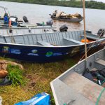 Mutirão recolhe 13,6 toneladas de lixo do lago do Baixo Iguaçu, em Capitão Leônidas Marques