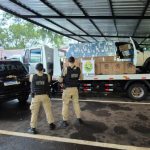 PMPR realiza prisão de três suspeitos e apreende cerca de 13 mil maços de cigarros contrabandeados na PR-483
