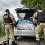 Polícia Militar atende ocorrências de violência doméstica e apreensão de drogas e caixas de cigarros no Sudoeste